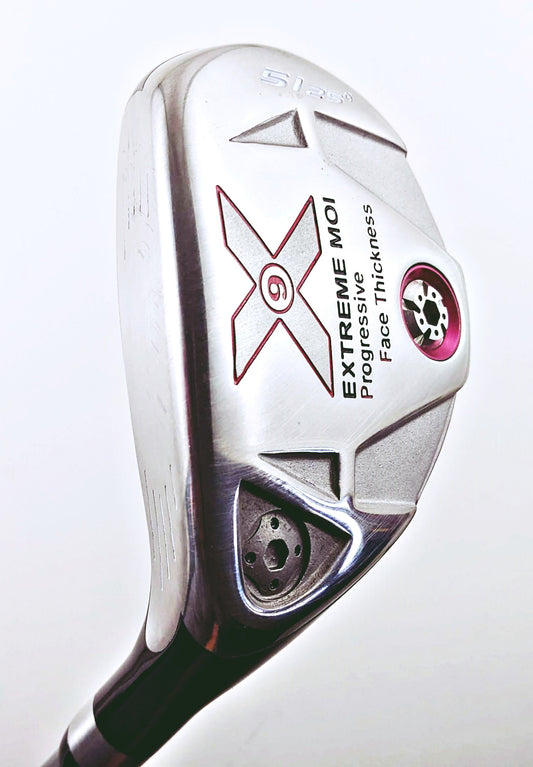 Pre-owned, Left-handed X9 #5-25° Hybrid Golf Club, Graphite Shaft, A-Senior Flex #8082