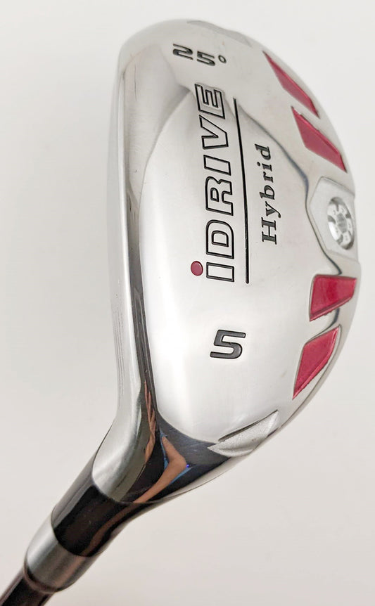 Pre-owned, Left-handed Men's iDrive #5-25° Hybrid Golf Club, Graphite Shaft, A-Senior Flex #9020